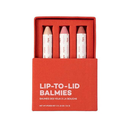 Axiology Multi Stick Crayons For Eyes, Lips, Cheeks Balmies Trio Gift Set Creamy Buildable Lightweight Moisturizing Blush Face Sticks Contour & Highlight All Day Wear Face Makeup (Cotton Candy Skies)