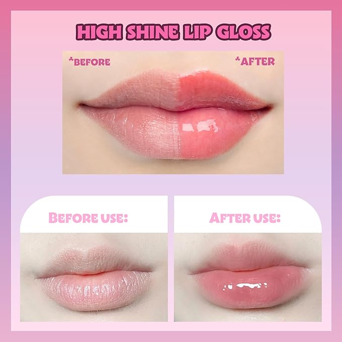 Disney Minnie Mouse 12 Piece Plant Based Lip Gloss, Girls Party Favors, First Makeup Set for Girl, Perfect for Parties, Sleepovers, and Birthday Gifts, Ages 3+, by Townley Girl