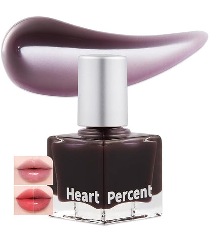 Heart Percent Dote On Mood Top Coating Lip Plumper, High-Shine Glossy Finish Tone Down Color & Mood Changing Lip Gloss 03. Mood Changer