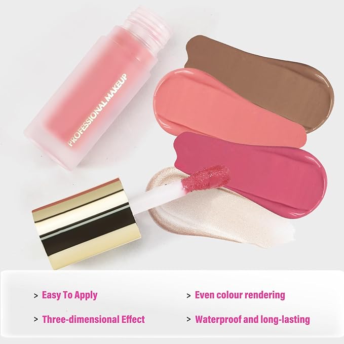 Boobeen Liquid Concealer & Corrector, Smooth Concealer Stick, Cream Concealer for Contouring the Face, Highly Pigmented Corrector Stick, Moisturising & Brightening