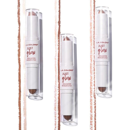 L.A. COLORS Just Glow Highlighter/Bronzer Stick, Copper Haze CCS596