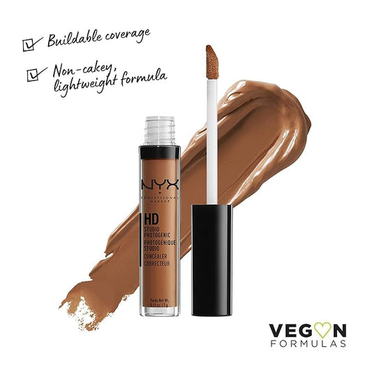 NYX PROFESSIONAL MAKEUP HD Studio Photogenic Concealer Wand, Medium Coverage - Cappuccino