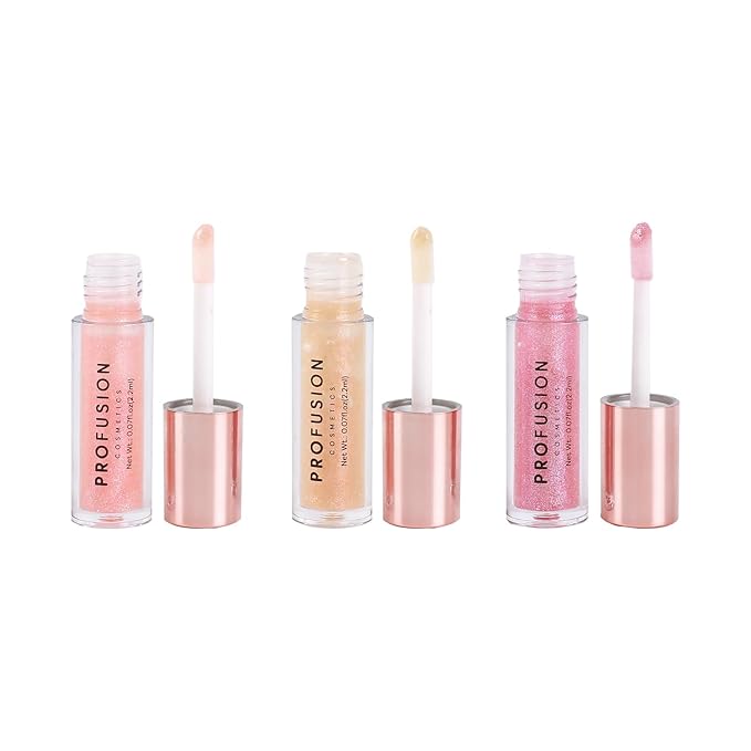 Profusion Cosmetics Written in the Stars Mini Lip Gloss Trio, Experience the Portable Brilliance and Dive Into Luxury With Premium Beauty Tool