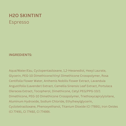 Pixi Beauty H2O SkinTint Tinted Face Gel, 1.2 fl oz / 35 ml, Espresso