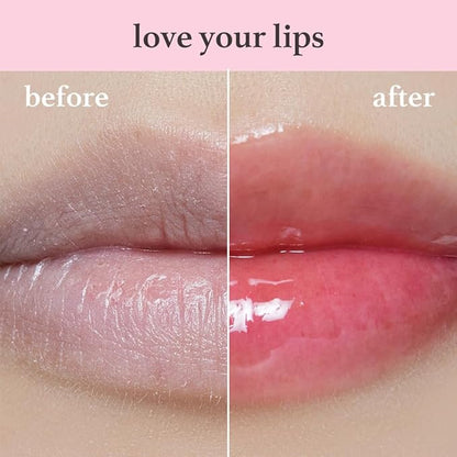 NOONI Korean Hydrating Lip Oil - Applecherry | Long-Lasting, Moisturizing, Plumping, Revitalizing for Dry Lips, Waterproof, No Peel Off, Hydrating, Nourishing Crystal Clear, 0.12 FL Oz