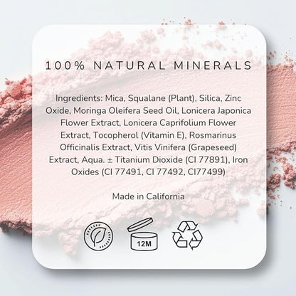 Emani Blush & Bronzer - Natural Mineral Pressed Bronzer for Face - Radiant Skin Blush for Sun Kissed Glow, All Skin Types including Sensitive Skin, Copacabana