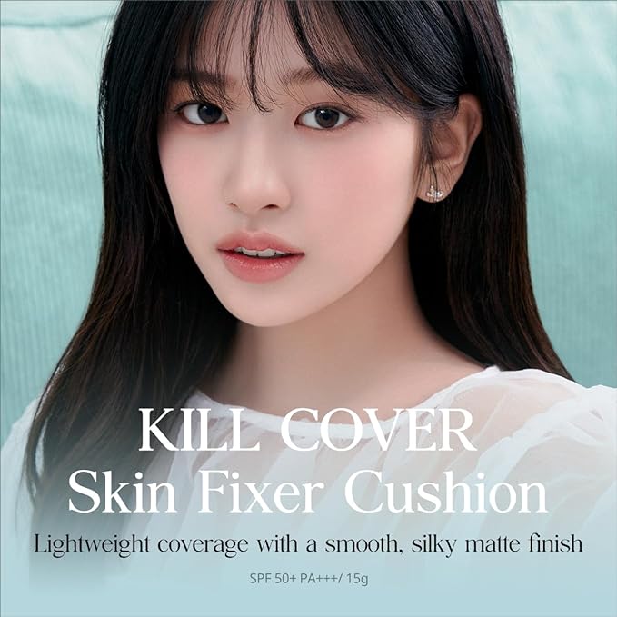CLIO KILL COVER SKIN FIXER CUSHION (Advanced Version) (23N GINGER, [Refill Included])