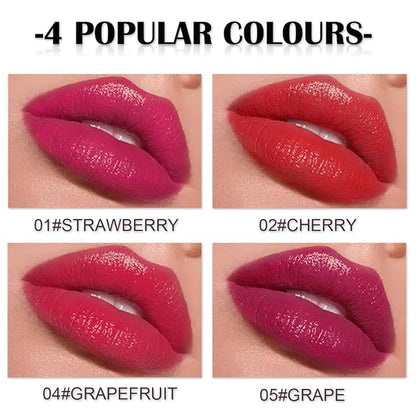 Water Lip Tint Red Grapefruit/Grape,korean Lip Tint Stain Natural Moisturizing& Non-sticky,Lip/Eye/Cheek 3 in 1 Lip Gloss，Smudge-proof & Lightweight,Vivid Color
