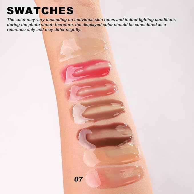 YOUNG VISION Lip Glow Oil, Lip Gloss with Jojoba Seed Oil, Moisturing and Plumping,0.20 fl oz(Pack of 1)