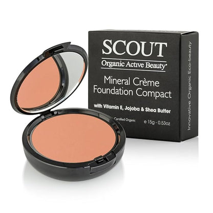 SCOUT Australia Crème Compact Foundation with Vitamin E, Joboba & Shea Butter Golden