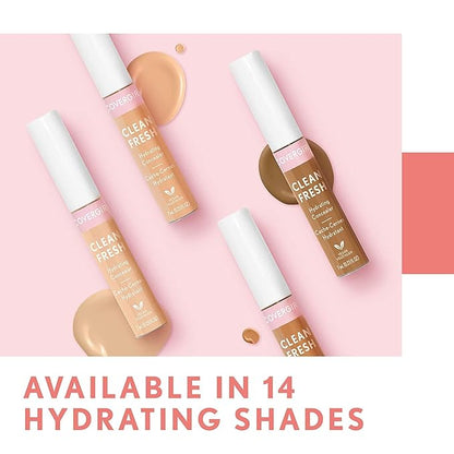 COVERGIRL Clean Fresh Hydrating Concealer, Light Medium, 0.23 Fl Ounce (Pack of 2)