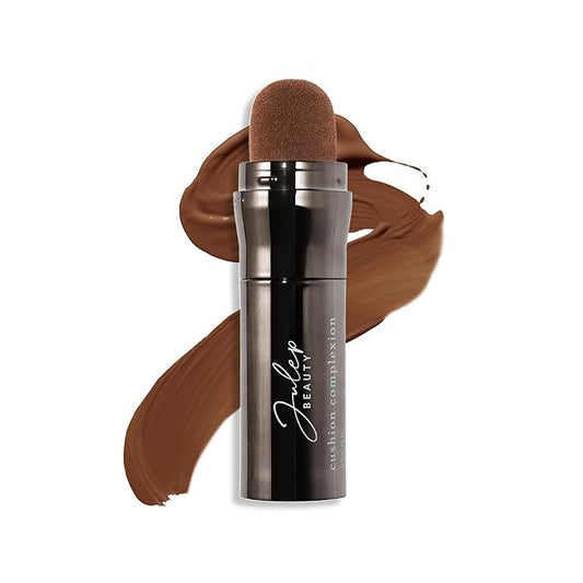 Julep Cushion Complexion Medium Coverage Foundation - Espresso | Covers, Brightens & Evens Skin Tone | On-The-Go Cushion Applicator | Hyaluronic Acid, Vitamin B5 & E