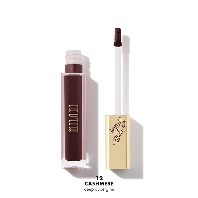 Milani Amore Satin Matte Lip Crème - Cashmere (0.22 Fl. Oz.) Cruelty-Free Nourishing Lip Gloss with a Soft, Full Matte Finish