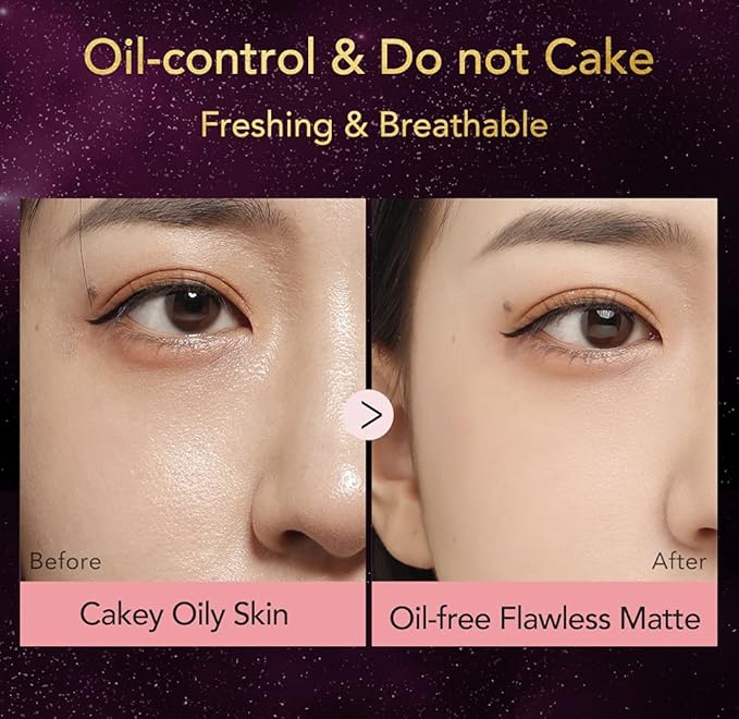 HEXZE Loose Face Powder Mineral, Mattifying Setting Powder, Blurring Pores, Baking Controls Shine, Lightweight Long Lasting 0.24 Oz, T30 Pink