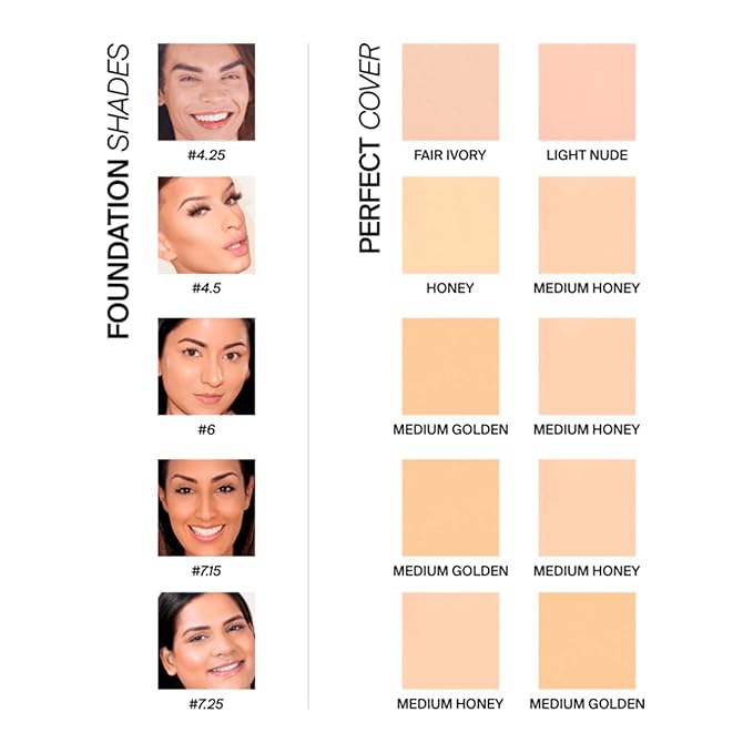 OFRA Cover Concealer - Honey - Natural Finish Liquid Concealer - Shade with Warm Undertones - Hydrating, Smoothing, and Long-Lasting Formula - Makeup and Under Eye Color for Dark Circles - 5 ml