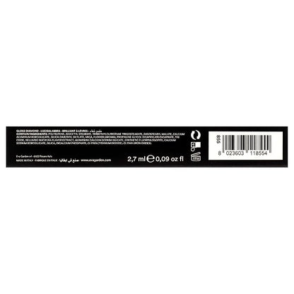 Diamond Lip Gloss - Concentration of Pearls Gives Dazzling Shine - Light and Moisturizing Film with Excellent Hold - Spreads Evenly with No Stickiness - 855 Clubber - 0.09 oz