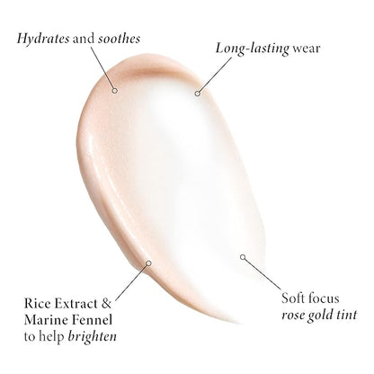 LAURA GELLER NEW YORK Baked Balance-n-Brighten Powder Foundation - Deep + Spackle Super-Size Skin Perfecting Makeup Primer - Ethereal Rose Glow + Retractable Airbrush Kabuki Brush