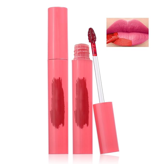 Lip Stain - Long-Lasting Moisturizing Waterproof Peel Off Lip Liner Transfer-Proof with Matte Finish Stay on All Day (Rose, #03)