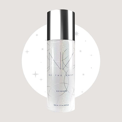 NV Perfecting Mist Shimmer Buildable Coverage Professional Airbrush Makeup with Plant-based Stem Cell Polypeptides, Vitamins A, D, E and Aloe, 1.5 ounces. SHIMMER