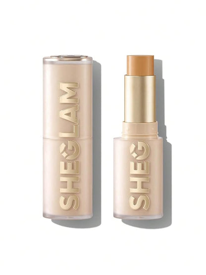 SHEGLAM Skin Magnet High Coverage Foundation Stick Longwear Medium Face Makeup for All Skin Types-Wheat