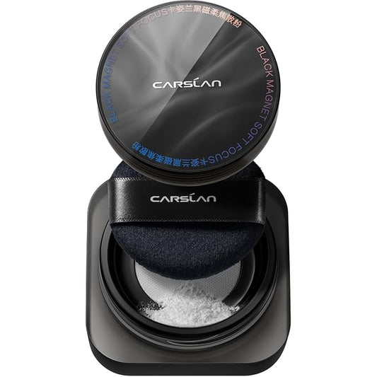 Black Magnet Soft Focus Make-up Powder+Liquid Powder Makeup Setting Spray, 24HLongglasting, Oil Control, Waterproof, Summer Spray & Set Combo