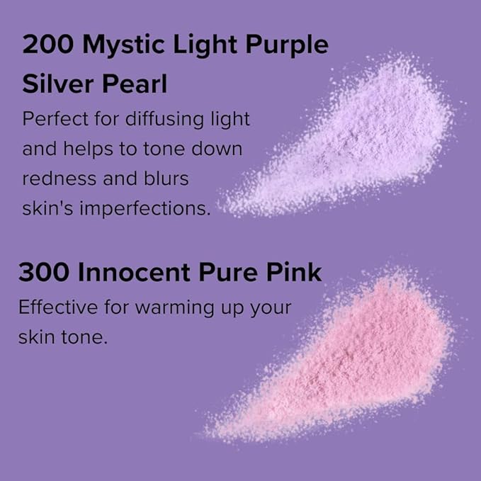 ANNA SUI Loose Face Powder - Refill Only - Blurring effect and Brightening, Covering of Large Pores - Flowless Soft Focus Finish - 300 - Pink - 0.59 oz.