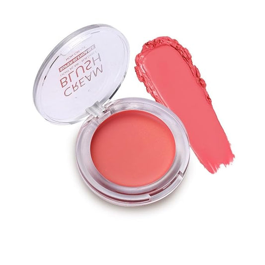 MAEPEOR Cream Face Blush 8 Color Lightweight Smooth Natural Look Matte Face Blush Long-Lasting Buildable Blusher for Cheeks (102 Peach)