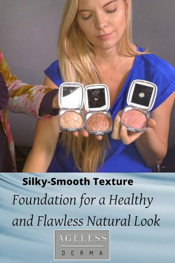 Mineral Baked Foundation Makeup- A Vegan Paraben - Gluten and Cruelty Free Powder Foundation (Tranquil Beige)