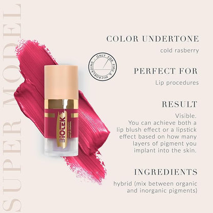 Bundle of 3 Lip Pigments for Permanent Make-Up (0,24 fl.oz.) - Glacé, Bite, Supermodel