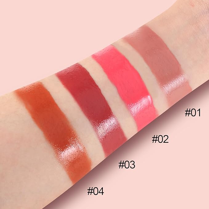 Boobeen Liquid Blush Stick for Cheeks Velvet Cream Blush Makeup, Blendable Blush Color, Matte Soft Creamy Face, Lightweight Natural Dewy Finish