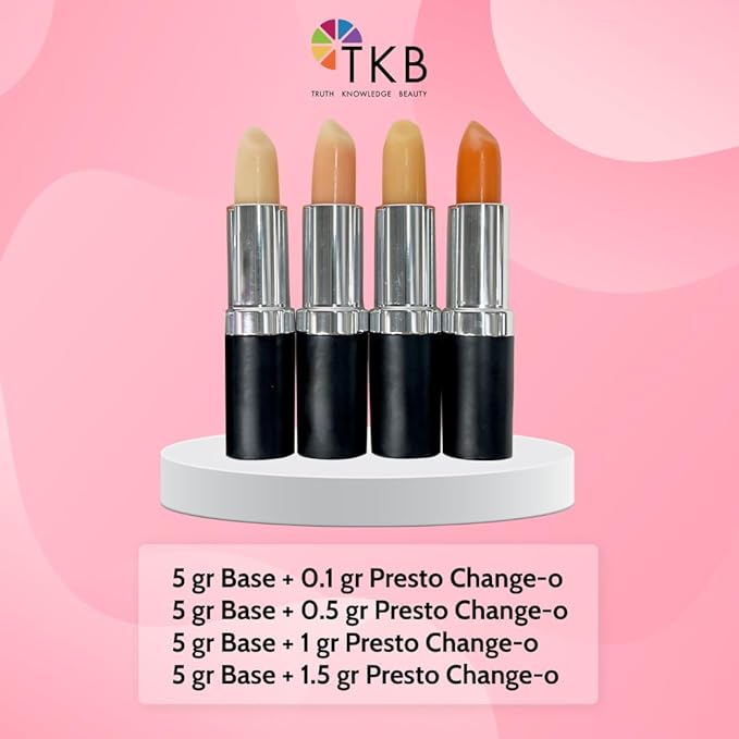 TKB Lip Liquid - Presto Change-o Magic Color| Color Additive, Unique Lip Color, Lip Transformation| Vegan, Gluten & Cruelty Free| Made in USA (1floz (30ml))