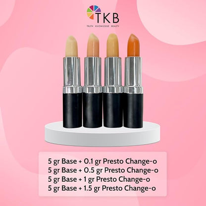 TKB Lip Liquid - Presto Change-o Magic Color| Color Additive, Unique Lip Color, Lip Transformation| Vegan, Gluten & Cruelty Free| Made in USA (1floz (30ml))