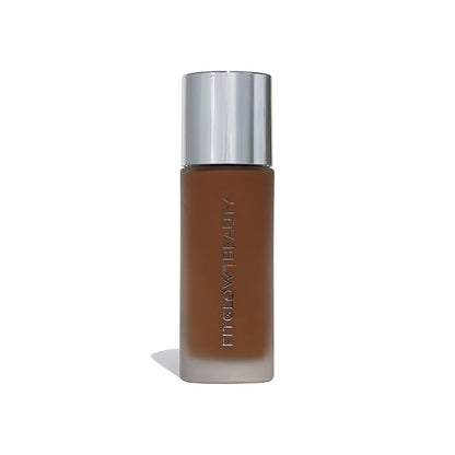 Fitglow Beauty - Natural Foundation+ Photo-Filtering Foundation | Vegan, Woman-Owned Clean Beauty (F7 - Rich Neutral, Soft Olive Undertones)