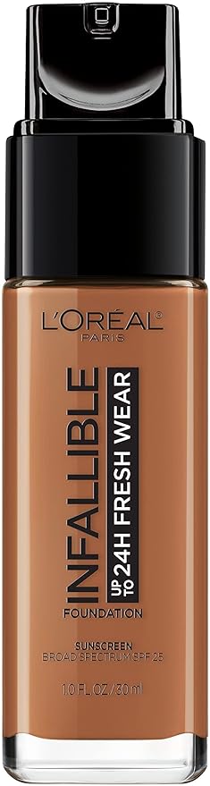 L’Oréal Paris Makeup Infallible Up to 24 Hour Fresh Wear Foundation, Copper, 1 fl; Ounce (Pack of 2)