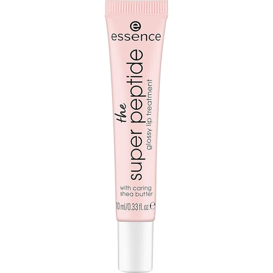 essence | The Super Peptide Glossy Lip Treatment | Hydrating, Nourishing and Non-Sticky | Vegan, Gluten Free and Cruelty Free (01 | Peptacular!)