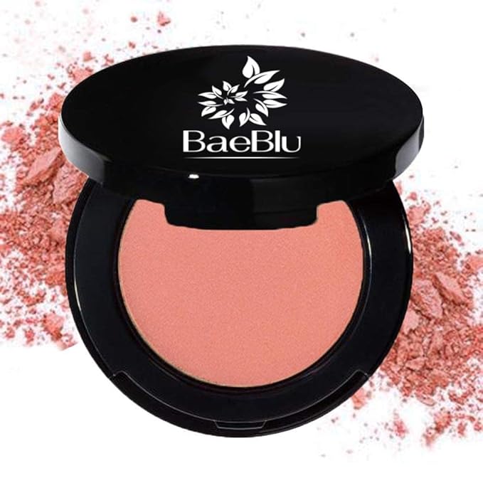 Organic Blush 100% Natural Pressed Mineral Powder, Made in the USA, Kinzley