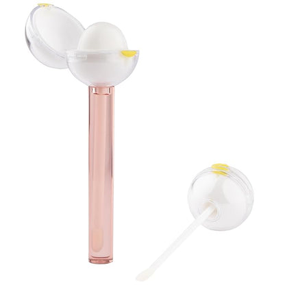 MCoBeauty Lip Pop 2-in-1 Lip Gloss & Ultra Balm - Pina Colada, Nourishing Hydration Glass-Like Shine, Vegan, Cruelty Free Cosmetics