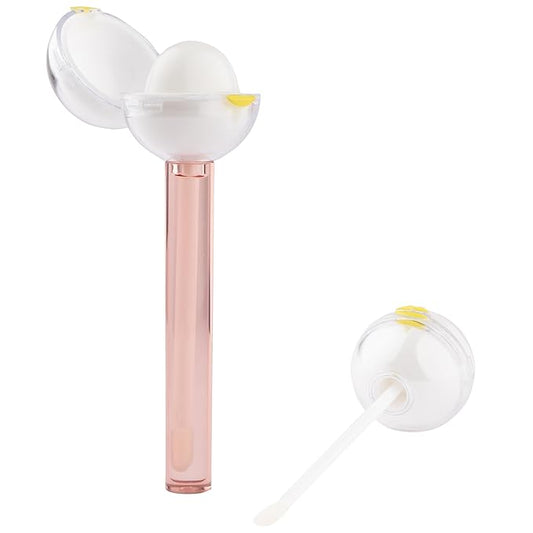 MCoBeauty Lip Pop 2-in-1 Lip Gloss & Ultra Balm - Pina Colada, Nourishing Hydration Glass-Like Shine, Vegan, Cruelty Free Cosmetics