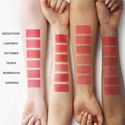 DEARDAHLIA Dear Dahlia Paradise Dream Velvet Lip Mousse – Lightweight, Soft-Matte Finish, Buildable & Multi-Use, Vegan & Cruelty-Free (Teddy, 0.21)