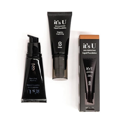 Sistar it's U Skin Perfecting Liquid Foundation Medium Coverage Buildable Weightless Longwearing Blendable 35 g / 1.23 oz. (Ivory)