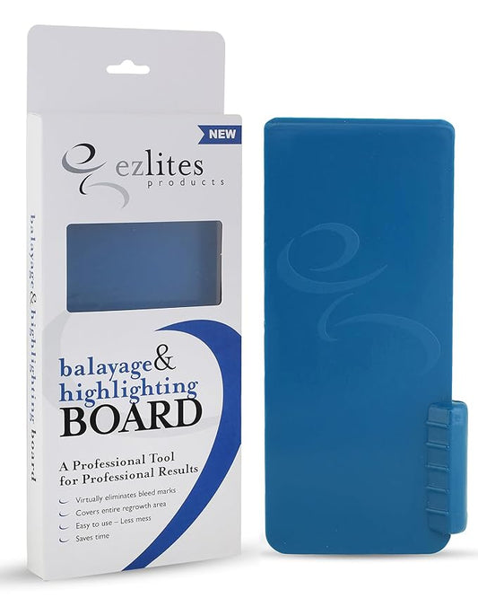 Balayage & Highlighting Board by Celebrity Stylist James Collins - Hairstylist Essentials Balayage Hair Salon Supplies - Highlight Board For Dying Hair - Hair Salon Supplies - Blue
