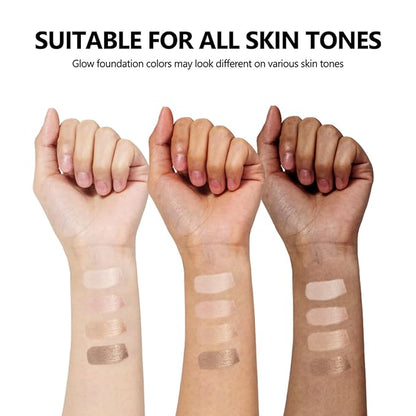 Natural Glow Illuminator Glotion, Hydrating Makeup Highlighter for Face & Body, Liquid Highlighter to Glow, Sheer to Light Buildable Coverage Long Lasting Vegan & Cruelty-Free, Fair