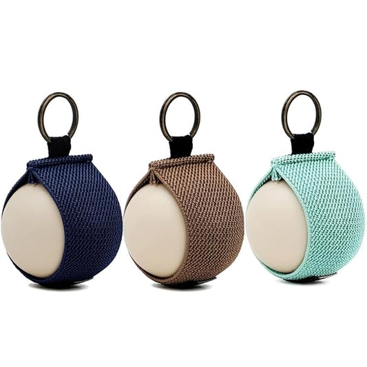 WKieason Lip Balm Holder Sleeve with Keychain Lipstick Sleeve Holder Tight-knit Elastic Holder for Ball Lip Balm Lipstick Holder Keychain (Dark blue/Green/Brown)