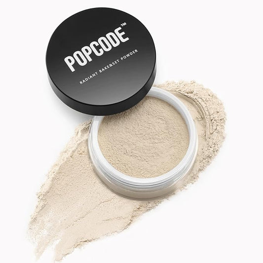 Glow Soft Focus Setting Powder, Smooths Pores & Lines, Silky Powder for Creating Without Shine, Bake Setting Powder, Talc-Free, Vegan, 0.35 Oz (Light)