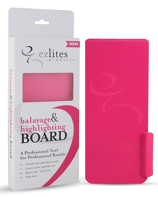 Balayage & Highlighting Board by Celebrity Stylist James Collins - Hairstylist Essentials Balayage Hair Salon Supplies - Highlight Board For Dying Hair - Hair Salon Supplies - Pink