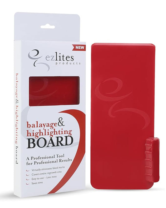 Balayage & Highlighting Board by Celebrity Stylist James Collins - Hairstylist Essentials Salon Supplies - Highlight Board for Dying Hair - Red