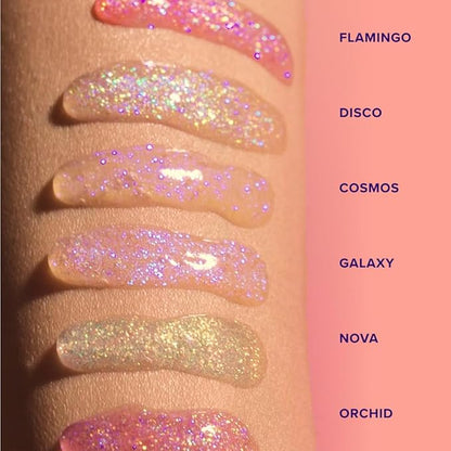 UNICORN SNOT Glitter Lip Gloss - Sparkly Lip Shine - Stocking Stuffers for Women, Gifts for Teen Girls - Vegan & Cruelty-Free Non-Sticky Formula Gloss Glitter Makeup - Original Set of 3