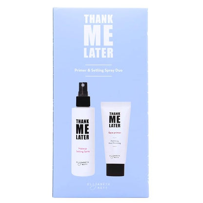 Elizabeth Mott Thank Me Later Primer & Setting Spray Duo – Oil-Control Face Primer for Smooth, Matte Finish & Hydrating Setting Spray with Niacinamide for Dewy, Long-Lasting Makeup – 30g + 95ml