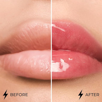 Dazzle Glow Crystal Clear Lip Gloss - Hydrating Lip Gloss - Non Sticky Lip Gloss - Colored Lip Gloss - Lip Gloss Color - Mini Lip Gloss - Moisturizing Lip Gloss - №404 You Can