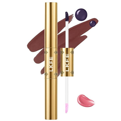 Lip Liner Stain, Long Lasting Peel Off Lip Stain, Waterproof & Transfer-Proof Matte Lip Tattoo, Easy to Use & Natural Finish (Maroon)